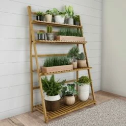 Nature Spring 4-Tier Freestanding Indoor/Outdoor Bamboo Ladder Plant Stand and Storage Shelf - 31.5" x 16.75", Brown 8 Nature Spring 4-Tier Freestanding Indoor/Outdoor Bamboo Ladder Plant Stand and Storage Shelf - 31.5" x 16.75", Brown -Cheap Planters Store unnamed file 7677