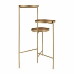 22" 3-Layered Metal Plant Stand - Gold - Sagebrook Home -Cheap Planters Store unnamed file 7709