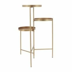 22" 3-Layered Metal Plant Stand - Gold - Sagebrook Home -Cheap Planters Store unnamed file 7710