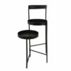 22" 3-Layered Metal Plant Stand - Black - Sagebrook Home