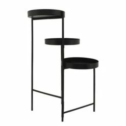 22" 3-Layered Metal Plant Stand - Black - Sagebrook Home -Cheap Planters Store unnamed file 7715