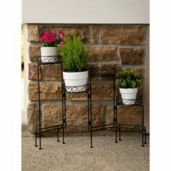 Zingz & Thingz 24.75" Indoor/Outdoor Metal Four-Tier Plant Stand Screen Black - Zings & Thingz 11 Zingz & Thingz 24.75" Indoor/Outdoor Metal Four-Tier Plant Stand Screen Black - Zings & Thingz -Cheap Planters Store unnamed file 7728