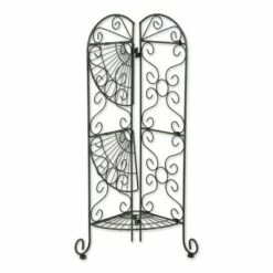 Zingz & Thingz 10.7" Indoor/Outdoor Iron Corner Plant Stand Black - Zings & Thingz -Cheap Planters Store unnamed file 7764