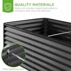 Best Choice Products 6x3x2ft Outdoor Metal Raised Garden Bed, Planter Box for Vegetables, Flowers, Herbs -Cheap Planters Store unnamed file 78