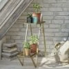 RealRooms Botanika Plant Stand with 2 Metal Shelves for Potted Flowers -Cheap Planters Store unnamed file 7828