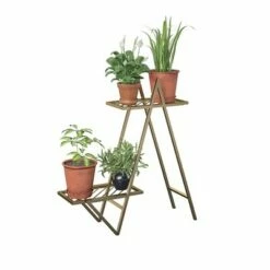 RealRooms Botanika Plant Stand with 2 Metal Shelves for Potted Flowers -Cheap Planters Store unnamed file 7831