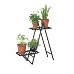 RealRooms Botanika Plant Stand with 2 Metal Shelves for Potted Flowers -Cheap Planters Store unnamed file 7832