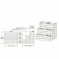 33" Vinyl Cascading Keyhole Classic Raised Garden Bed White - Vita 10 33" Vinyl Cascading Keyhole Classic Raised Garden Bed White - Vita -Cheap Planters Store unnamed file 785