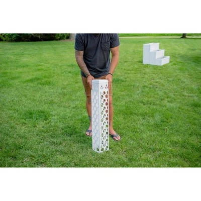 33" Vinyl Cascading Keyhole Classic Raised Garden Bed White - Vita 7 33" Vinyl Cascading Keyhole Classic Raised Garden Bed White - Vita - Image 5