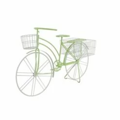 Olivia & May 35" Eclectic Tin Novelty Bicycle Plant Stand Green - Olivia & May -Cheap Planters Store unnamed file 7872