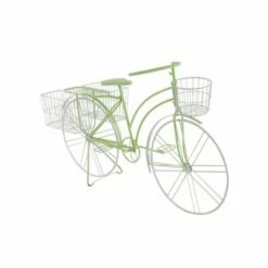 Olivia & May 35" Eclectic Tin Novelty Bicycle Plant Stand Green - Olivia & May -Cheap Planters Store unnamed file 7874