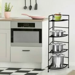 Costway 4 Tier Folding Metal Shelf Plant Stand Storage Open Shelf Corner Display Rack 15 Costway 4 Tier Folding Metal Shelf Plant Stand Storage Open Shelf Corner Display Rack -Cheap Planters Store unnamed file 7897