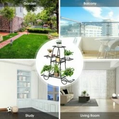 Costway 7 Tier Plant Stand Metal Shelf Multilayer Potted Display Rack Patio Garden -Cheap Planters Store unnamed file 7916