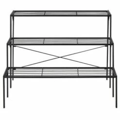 Costway 3 Tier Shelf Flower Plant Display Stand Rack Large Modern Black Metal Heavy Duty 10 Costway 3 Tier Shelf Flower Plant Display Stand Rack Large Modern Black Metal Heavy Duty -Cheap Planters Store unnamed file 7923
