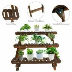 Costway 3 Tier Step Design Plant Shelf Rack Freestanding Ladder Flower Pot Stand Holder 19 Costway 3 Tier Step Design Plant Shelf Rack Freestanding Ladder Flower Pot Stand Holder -Cheap Planters Store unnamed file 7935