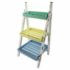 26.5" Farmhouse Decorative Plant Display Stand - Nearly Natural -Cheap Planters Store unnamed file 7939