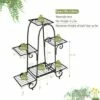 Costway 6 Tier Flower Pot Holder Metal Vertical Shelves Corner Plants Display Rack 2 Costway 6 Tier Flower Pot Holder Metal Vertical Shelves Corner Plants Display Rack -Cheap Planters Store unnamed file 7958