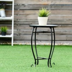 Costway Outdoor Indoor Accent Table Plant Stand Scheme Garden Steel Ocean 12 Costway Outdoor Indoor Accent Table Plant Stand Scheme Garden Steel Ocean -Cheap Planters Store unnamed file 7968