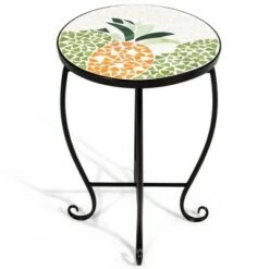 Costway Pineapple Outdoor Indoor Accent Table Plant Stand Scheme Garden Steel 12 Costway Pineapple Outdoor Indoor Accent Table Plant Stand Scheme Garden Steel -Cheap Planters Store unnamed file 7993