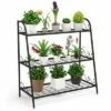 Costway 3-tier Metal Plant Stand Shelf Flower Pot Holder Display Rack Shoe Organizer -Cheap Planters Store unnamed file 8000
