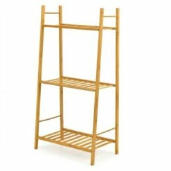 Costway Bamboo Plant Stand 3 Tiers Plant Rack Vertical Tiered Plant Ladder Shelf -Cheap Planters Store unnamed file 8015
