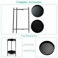 Costway 2 Tier Metal Plant Stand Mid Century Modern Stand w/2 Metal Tray GoldBlack 18 Costway 2 Tier Metal Plant Stand Mid Century Modern Stand w/2 Metal Tray GoldBlack -Cheap Planters Store unnamed file 8081