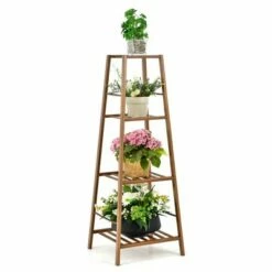 Costway Bamboo Tall Plant Stand Pot Holder Display Shelving Unit Indoor Outdoor NaturalBrown 22 Costway Bamboo Tall Plant Stand Pot Holder Display Shelving Unit Indoor Outdoor NaturalBrown -Cheap Planters Store unnamed file 8104