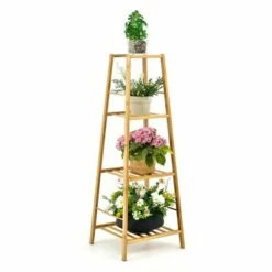 Costway Bamboo Tall Plant Stand Pot Holder Display Shelving Unit Indoor Outdoor NaturalBrown 23 Costway Bamboo Tall Plant Stand Pot Holder Display Shelving Unit Indoor Outdoor NaturalBrown -Cheap Planters Store unnamed file 8105
