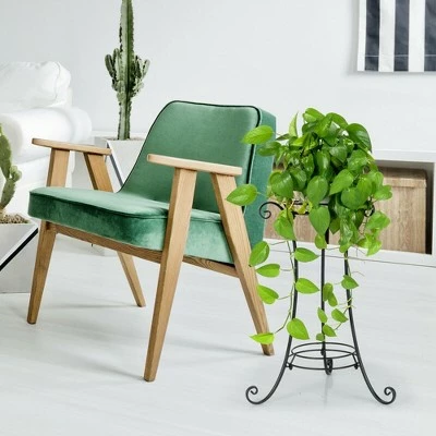 Costway Metal Plant Stand for Flower Pot Metal Display Shelf Potted Holder Rack 5 Costway Metal Plant Stand for Flower Pot Metal Display Shelf Potted Holder Rack - Image 3