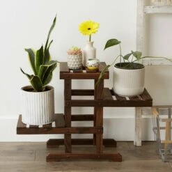 Zingz & Thingz 12" Indoor/Outdoor Wood ZigZag Pallet Plant Stand Brown - Zings & Thingz -Cheap Planters Store unnamed file 8127
