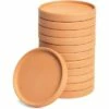 Okuna Outpost 12 Pack Clay Terra Cotta Plant Pot Saucers, Round Terracotta Drip Trays 4.5-Inch -Cheap Planters Store unnamed file 8145