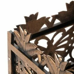 Gardenised Outdoor Living Butterfly Square Plant Stand, Flower Planting Pot, Antique Bronze -Cheap Planters Store unnamed file 8187