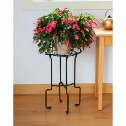 ACHLA Designs 23.5" Plant Stand Catalina Black Wrought Iron with Powder Coated Finish -Cheap Planters Store unnamed file 8215