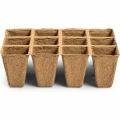 Juvale 20 Pack Peat Starter Pots with Plastic Plant Labels and Widger Dibbers, 6.4 x 4.55 x 2 in -Cheap Planters Store unnamed file 8273