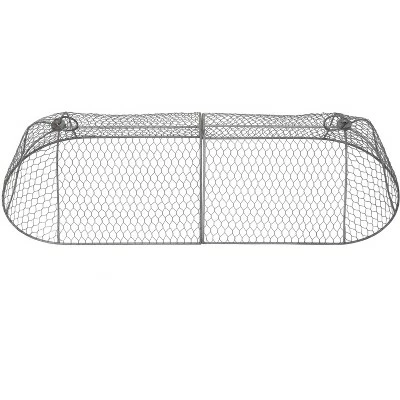 3-in-1 Chicken Long Wire Cloche Garden Protection, Two Section Each 18-1/2" L x 13-1/2" W x 8" H, Arrange 3 Ways - Gardener's Supply Company 5 3-in-1 Chicken Long Wire Cloche Garden Protection, Two Section Each 18-1/2" L x 13-1/2" W x 8" H, Arrange 3 Ways - Gardener's Supply Company - Image 3