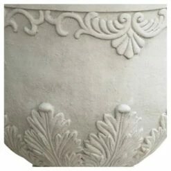20" Urn Fiber Stone Patio Planter Moroccan - White - Christopher Knight Home -Cheap Planters Store unnamed file 8329