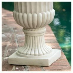 26" Italian Cast Stone Patio Urn - Christopher Knight Home Antique Green -Cheap Planters Store unnamed file 8337
