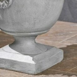 13" Simba Lightweight Concrete Patio Urn Planter White - Christopher Knight Home -Cheap Planters Store unnamed file 8346