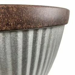 Southern Patio HDR-046868 20.5 Inch Diameter Rustic Resin Indoor Outdoor Garden Planter Urn Pot for Flowers, Herbs, and Flowers -Cheap Planters Store unnamed file 8376