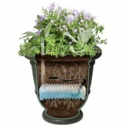 Kylemore Self-Watering Urn Planter - Gardener's Supply Company