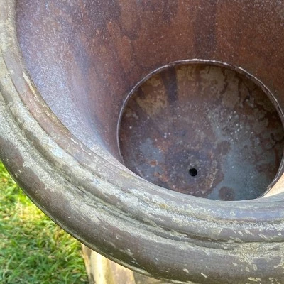 Park Hill Collection Aged Mantel Urn 4 Park Hill Collection Aged Mantel Urn - Image 2