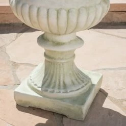 24" Buena Vista Cast Stone Patio Urn Planter White - Christopher Knight Home 10 24" Buena Vista Cast Stone Patio Urn Planter White - Christopher Knight Home -Cheap Planters Store unnamed file 8441