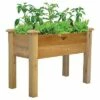Rustic Elevated Rectangular Garden Bed - Gronomics Red Cedar -Cheap Planters Store unnamed file 934