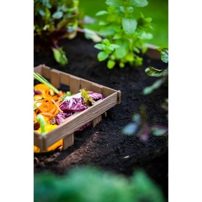 Urbana Keyhole Garden Square Planter Espresso - Vita 4 Urbana Keyhole Garden Square Planter Espresso - Vita - Image 2