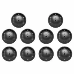 Pro Cal HGPK3PHD Round Circle BPA Free 3 Gallon Wide Rim Durable Injection Molded Plastic Garden Plant Nursery Pot for Indoor or Outdoor, 10 Pack