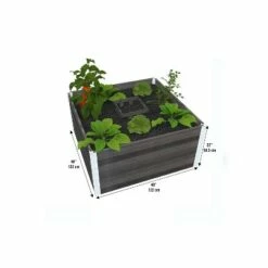 Urbana Keyhole Garden Square Planter Espresso - Vita 7 Urbana Keyhole Garden Square Planter Espresso - Vita -Cheap Planters Store unnamed file 99